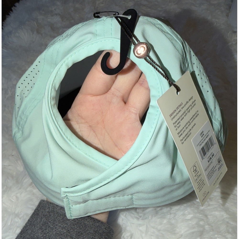 CALIA Womens Ponytail Cap Hat OSFA Stylish Pistachio Mint Moisture Wicking - Picture 6 of 7